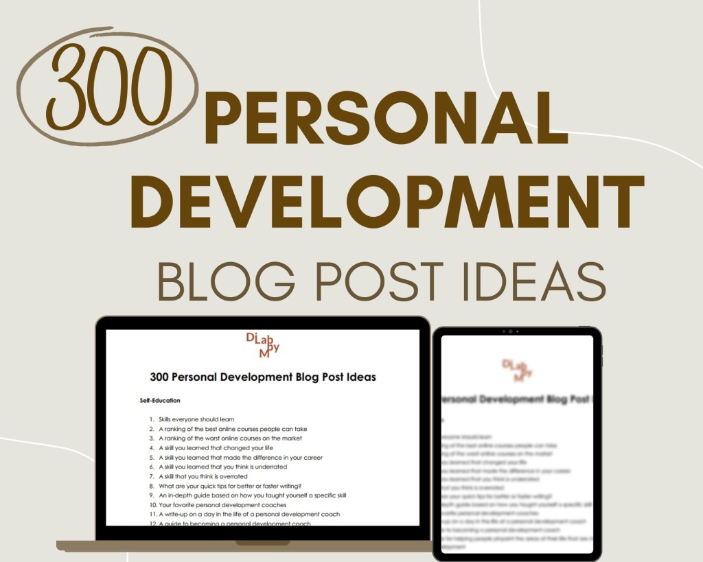 Picture of: Buy  Personal Development Blog Ideas Blogging Topic for Online