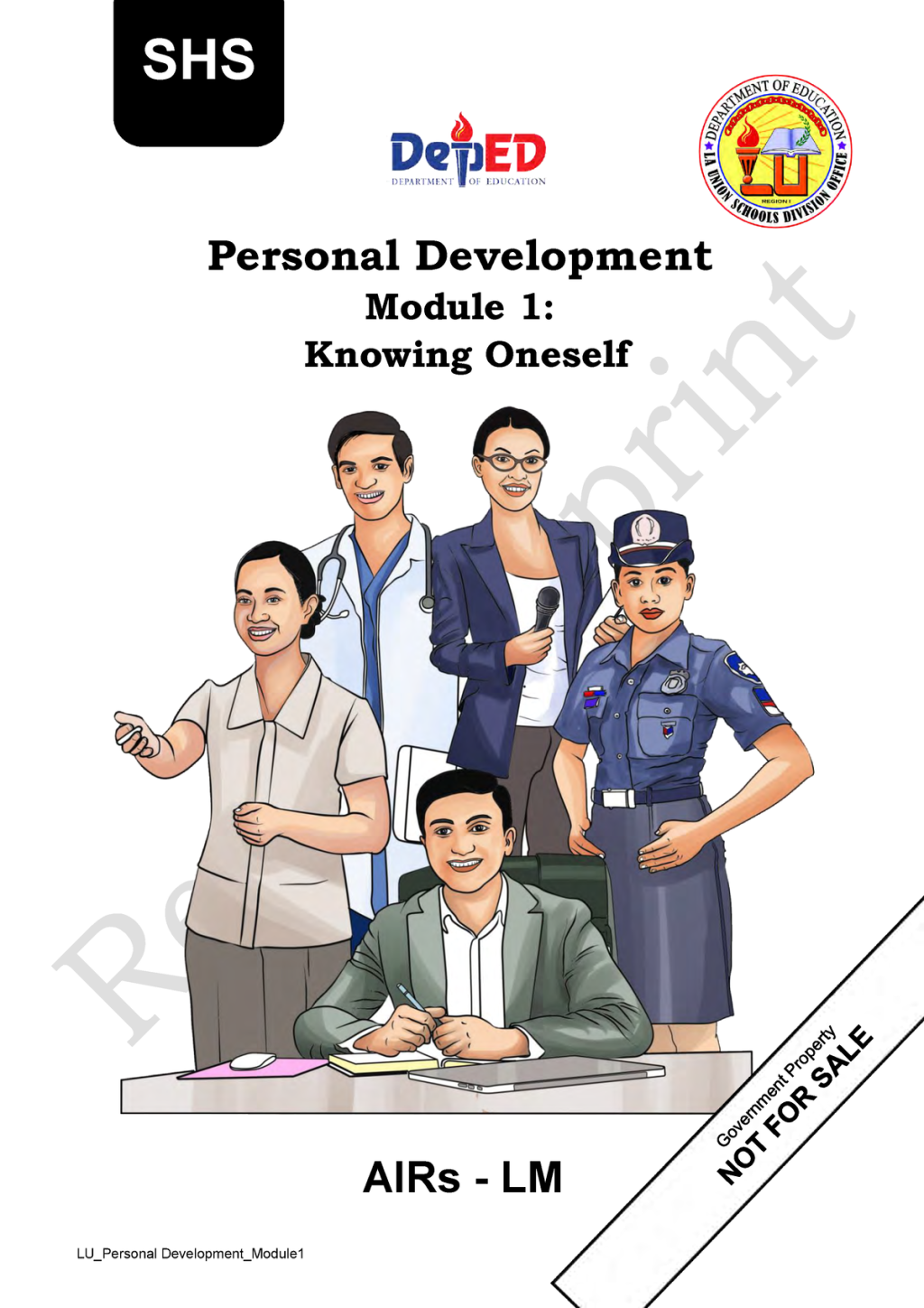 Picture of: PERSONAL DEVELOPMENT / Module : Knowing Oneself – SHS