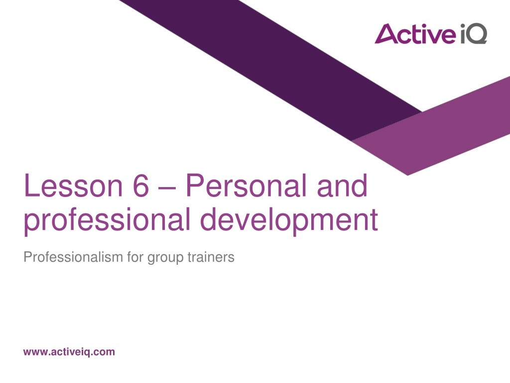 Picture of: PPT – Lesson  – Personal and professional development PowerPoint